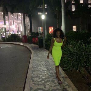 Neon BodyCon Dress